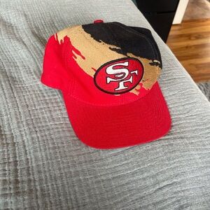 San Francisco 49ers Red and Black Cap